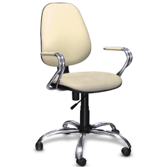Silla de escritorio ergonómica color beige