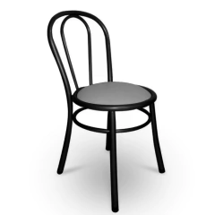Silla Thonet tapizado Gris