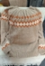 Sweater beige naranja