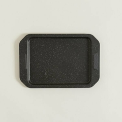 Molde de Acero - Negro Granito Rectangular - 35.5x24x1.5 cm en internet