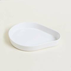 Fuente de Ceramica - Irregular Munch - Blanca 29.5x24x4