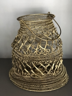 Fanal Hierro Bronce-Dorado - Karmela Deco