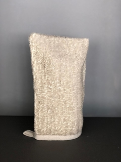 Guante exfoliante lino - Beige en internet