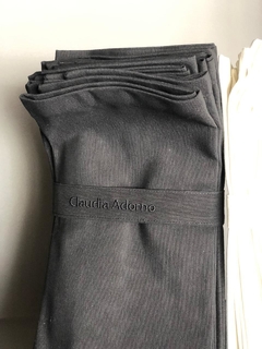Servilletas de tela - pack x 6 unidades de 55 x 55 cm - Negras en internet