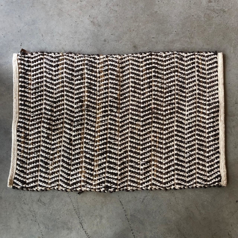 Alfombra costado de cama Yute Natural - Marrón 58x93 cm