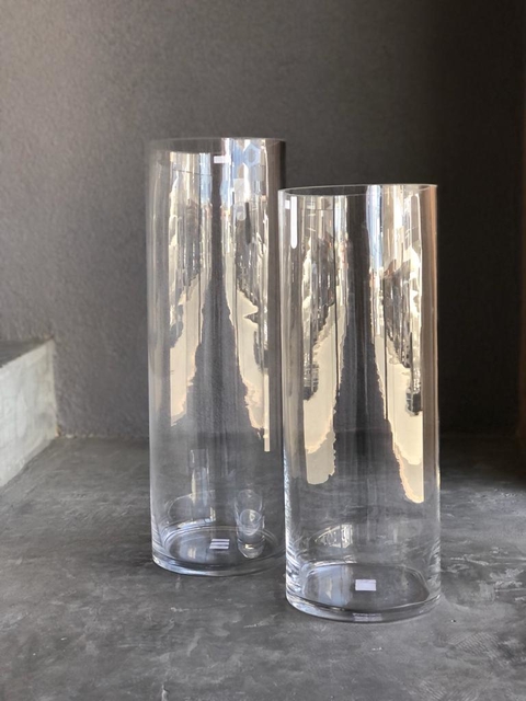 Florero de vidrio - Cilindro - Varios Tamaños