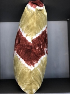 Almohadón Bimbo - Beige / Bordó - 50 x 50 cm. - Karmela Deco