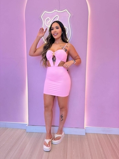 Vestido poliamida estrela