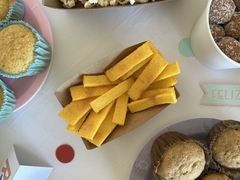 Bastones de polenta en internet