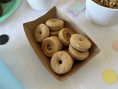 Mini donas de banana sin azúcar - Risa