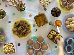 Mini donas de banana sin azúcar en internet