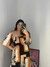 VESTIDO BRUNA PRETO/LARANJA - comprar online