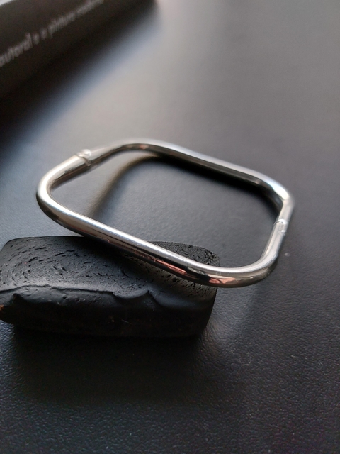 Pulseira Quadrada prata 925