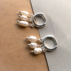 Brincos Trois Perles