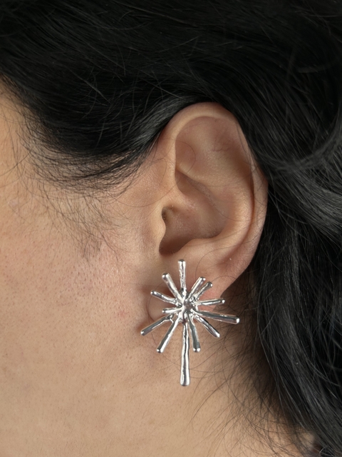 Brincos Spark em prata de 925