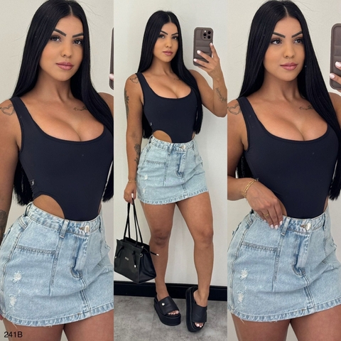 Saia jeans