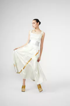 Vestido Brocato y Geometrías - comprar online