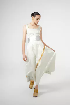 Vestido Brocato y Geometrías - HahnMade