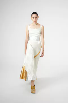 Vestido Brocato y Geometrías - comprar online