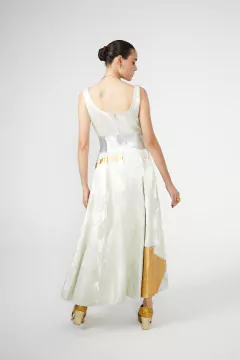 Vestido Brocato y Geometrías - tienda online