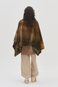 Poncho Irregular Terciopelo - tienda online