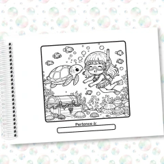 Livro de Colorir Fundo do Mar Rosa na internet