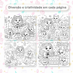 Livro de Colorir A Casa Mágica da Gabby - comprar online