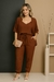 Conjunto Feminino Pregas Plus Size em Viscolycra – Regata com Alças Finas, Kimono Fluido e Calça Jogger na internet