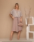 Conjunto Feminino Plus Size Viscolacrya Marisa Blusa e Bermuda Cintura Alta Confortável 50 52 54