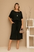 Imagem do Conjunto Feminino Plus Size Viscolacrya Marisa Blusa e Bermuda Cintura Alta Confortável 50 52 54