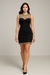 Vestido Preto com Detalhes Dourados – Modelo Tubinho Glamour - comprar online