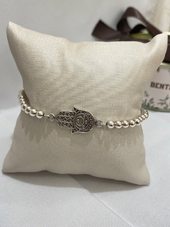 PULSEIRA BOLINHA COM HAMSÁ-925