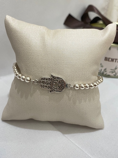 PULSEIRA BOLINHA COM HAMSÁ-925