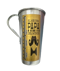 Jarro C/ Manija Gran Alemán El Mejor Papá Del Mundo (Fondo Amarillo)