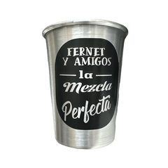Vaso Aluminio Múnich Fernet Y Amigos La Mezcla Perfecta