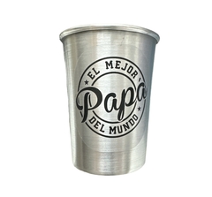 Vaso Aluminio Múnich El Mejor Papá Del Mundo (Óvalo)