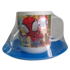 Set Taza C/ Plato Spidey