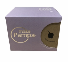 Mate Pampa C/ Bombilla Lila