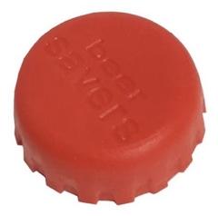 Tapita Silicona Botella Cerveza Rojo