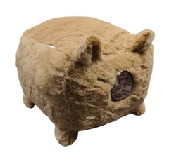 Almohada Peluche Cuadrada Capybara