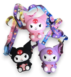 Cartera De Goma Kuromi Cuerpo