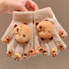 Guantes Beige Capybara