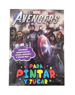 Librito Infantil P/ Colorear Avengers