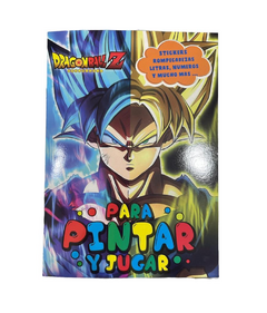 Librito Infantil P/ Colorear Dragón Ball Z