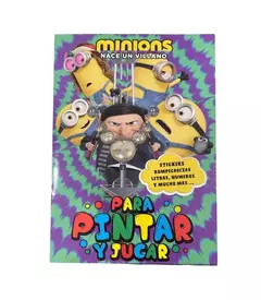 Librito Infantil P/ Colorear Minions