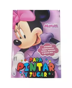 Librito Infantil P/ Colorear Minnie