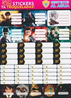 Stickers Escolares Harry Potter