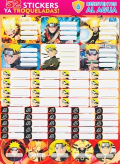 Stickers Escolares Naruto