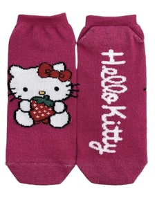 Medias Soquete Kitty C/ Frutilla