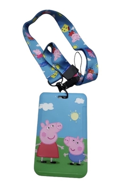 Llavero Colgante Porta Sube C/ Mosquetón Peppa Pig